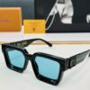 6931af21ccd8ab3d7afa32a5 LOUIS VUITTON LV Luxury Version M96006 Sunglasses with Dense Golden Logo Pattern Size 56□17