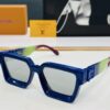 6931af21ccd8ab3d7afa32a6 LOUIS VUITTON LV Luxury Version M96006 Sunglasses with Dense Golden Logo Pattern Size 56□17