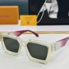 6931af21ccd8ab3d7afa32a7 LOUIS VUITTON LV Luxury Version M96006 Sunglasses with Dense Golden Logo Pattern Size 56□17
