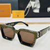 6931af21ccd8ab3d7afa32a8 LOUIS VUITTON LV Luxury Version M96006 Sunglasses with Dense Golden Logo Pattern Size 56□17