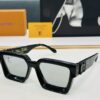 6931af21ccd8ab3d7afa32ab LOUIS VUITTON LV Luxury Version M96006 Sunglasses with Dense Golden Logo Pattern Size 56□17