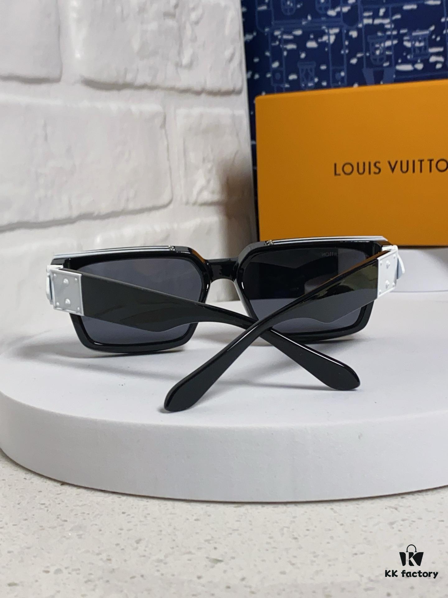 6931af24ccd8ab3d7afa32cb LOUIS VUITTON Lv 2025 New Millionaire Square Frame Sunglasses Unisex Colorful European and American Style Fashionable Sun Glasses M96006