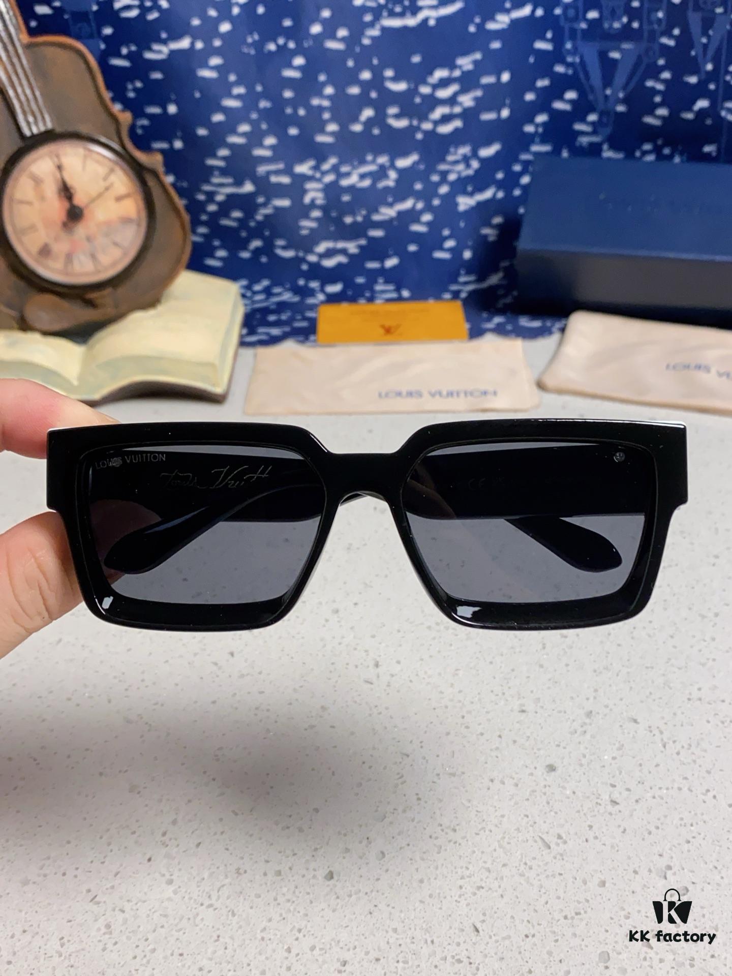 6931af24ccd8ab3d7afa32cc LOUIS VUITTON Lv 2025 New Millionaire Square Frame Sunglasses Unisex Colorful European and American Style Fashionable Sun Glasses M96006