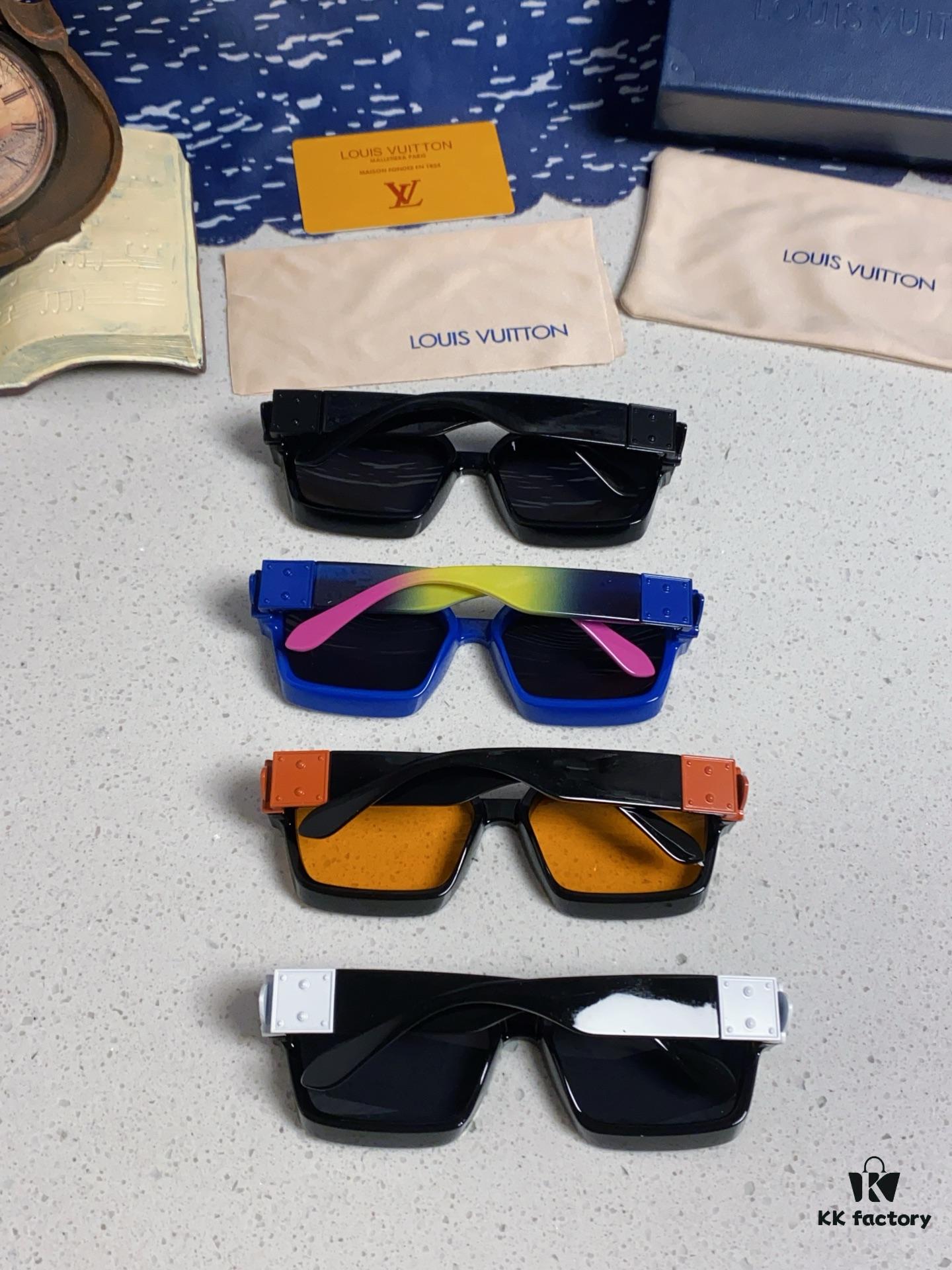 6931af24ccd8ab3d7afa32d3 LOUIS VUITTON Lv 2025 New Millionaire Square Frame Sunglasses Unisex Colorful European and American Style Fashionable Sun Glasses M96006