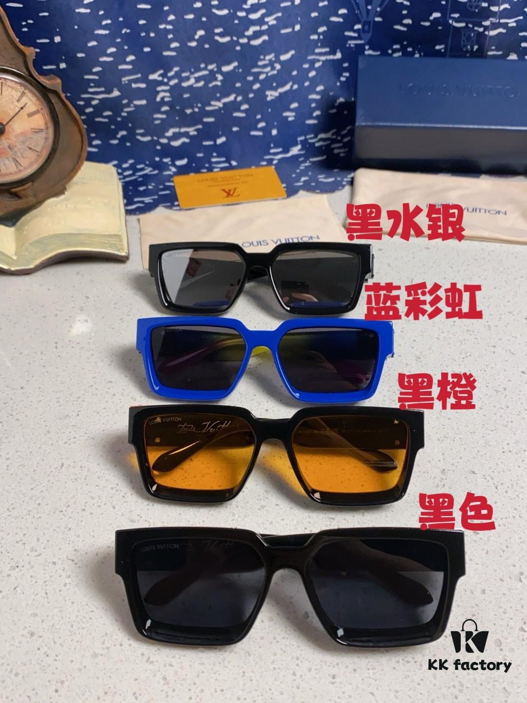 6931af24ccd8ab3d7afa32d4 LOUIS VUITTON Lv 2025 New Millionaire Square Frame Sunglasses Unisex Colorful European and American Style Fashionable Sun Glasses M96006