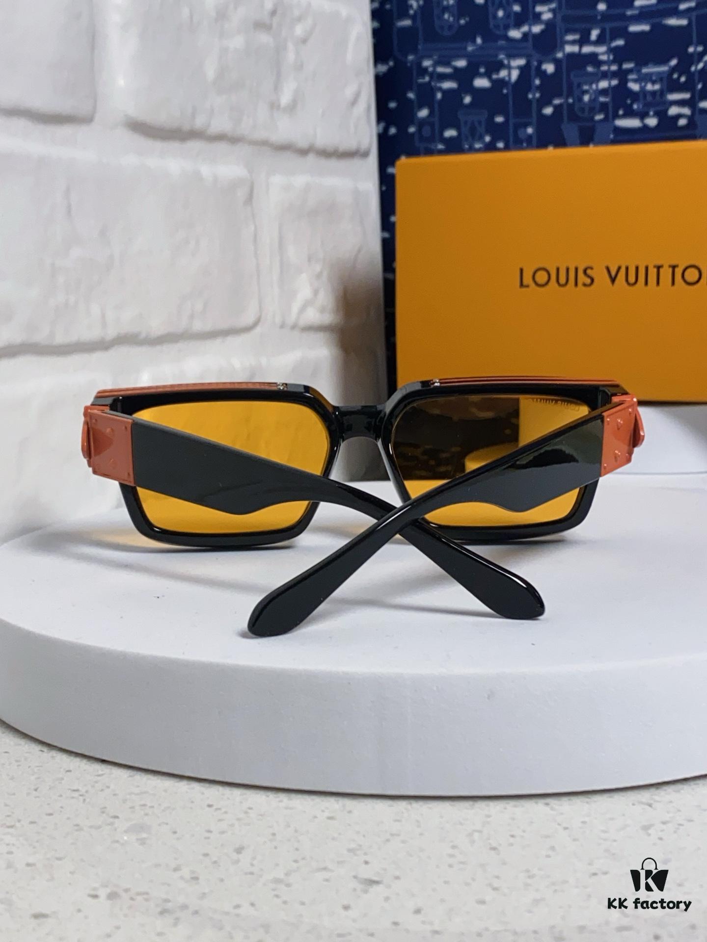 6931af24ccd8ab3d7afa32d7 LOUIS VUITTON Lv2025 New Millionaire Square Frame Sunglasses Unisex European and American Style Colorful Fashionable Sunglasses M96006