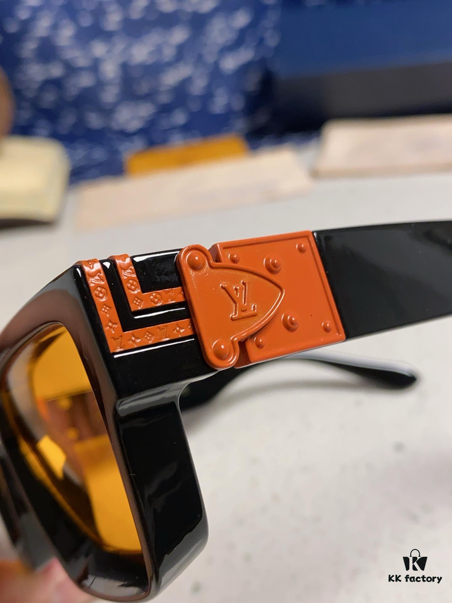 6931af25ccd8ab3d7afa32db LOUIS VUITTON Lv2025 New Millionaire Square Frame Sunglasses Unisex European and American Style Colorful Fashionable Sunglasses M96006