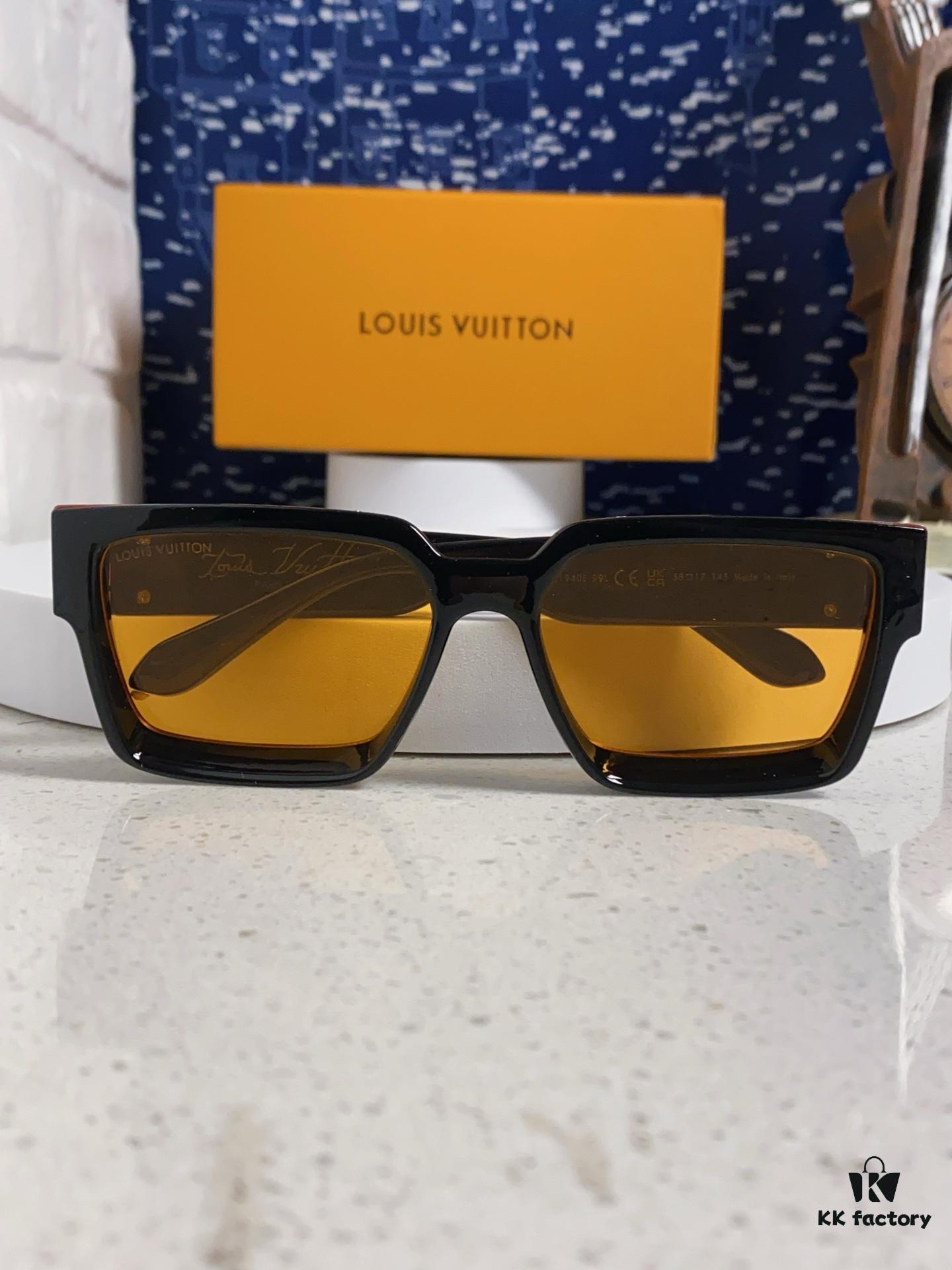 6931af25ccd8ab3d7afa32dd LOUIS VUITTON Lv2025 New Millionaire Square Frame Sunglasses Unisex European and American Style Colorful Fashionable Sunglasses M96006