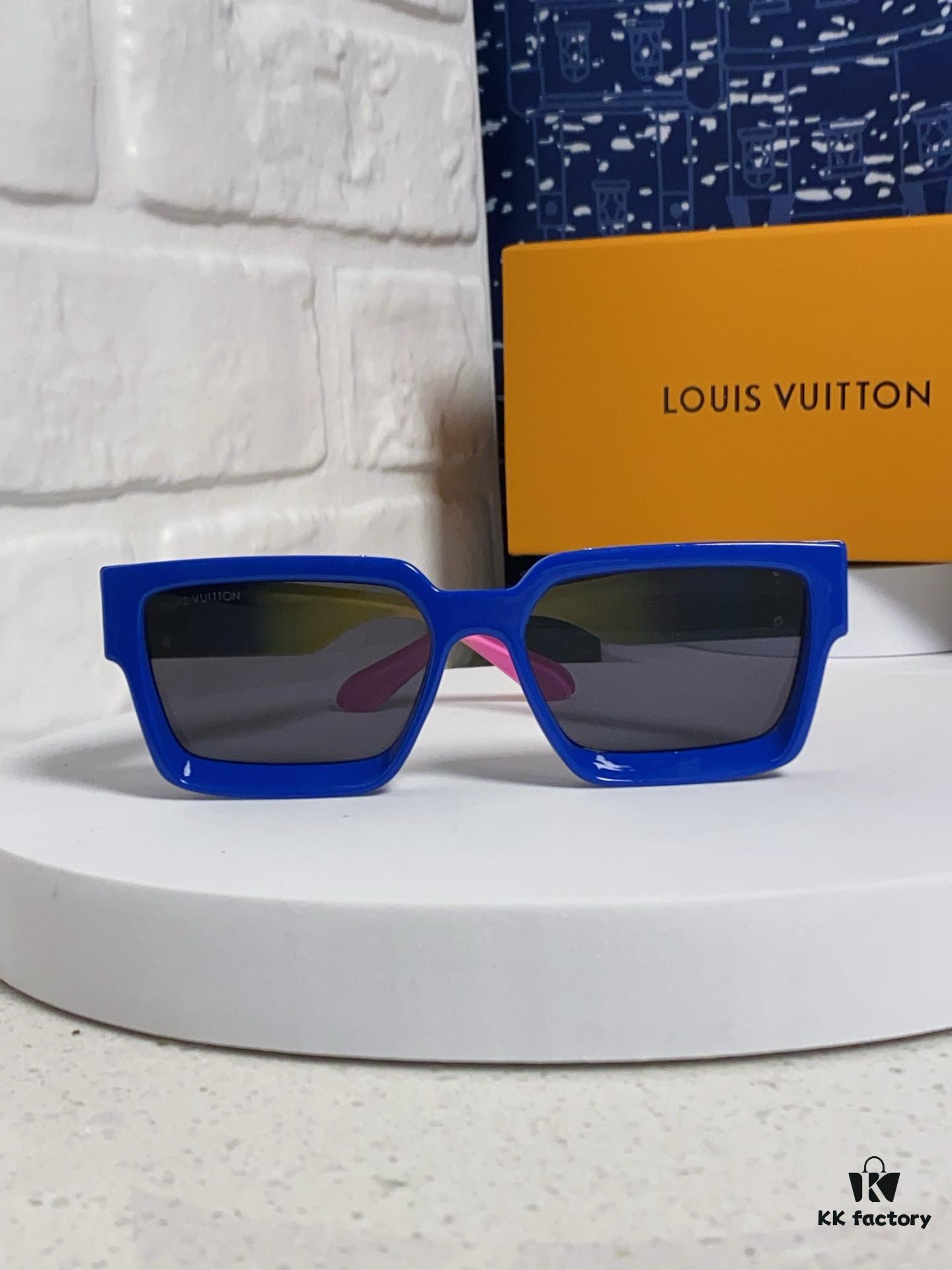 6931af25ccd8ab3d7afa32e2 LOUIS VUITTON Lv2025 New Millionaire Square Frame Sunglasses Unisex European and American Style Colorful Fashionable Sunglasses M96006