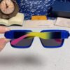 6931af26ccd8ab3d7afa32e5 LOUIS VUITTON Lv2025 New Millionaire Square Frame Sunglasses Unisex European and American Style Colorful Fashionable Sunglasses M96006