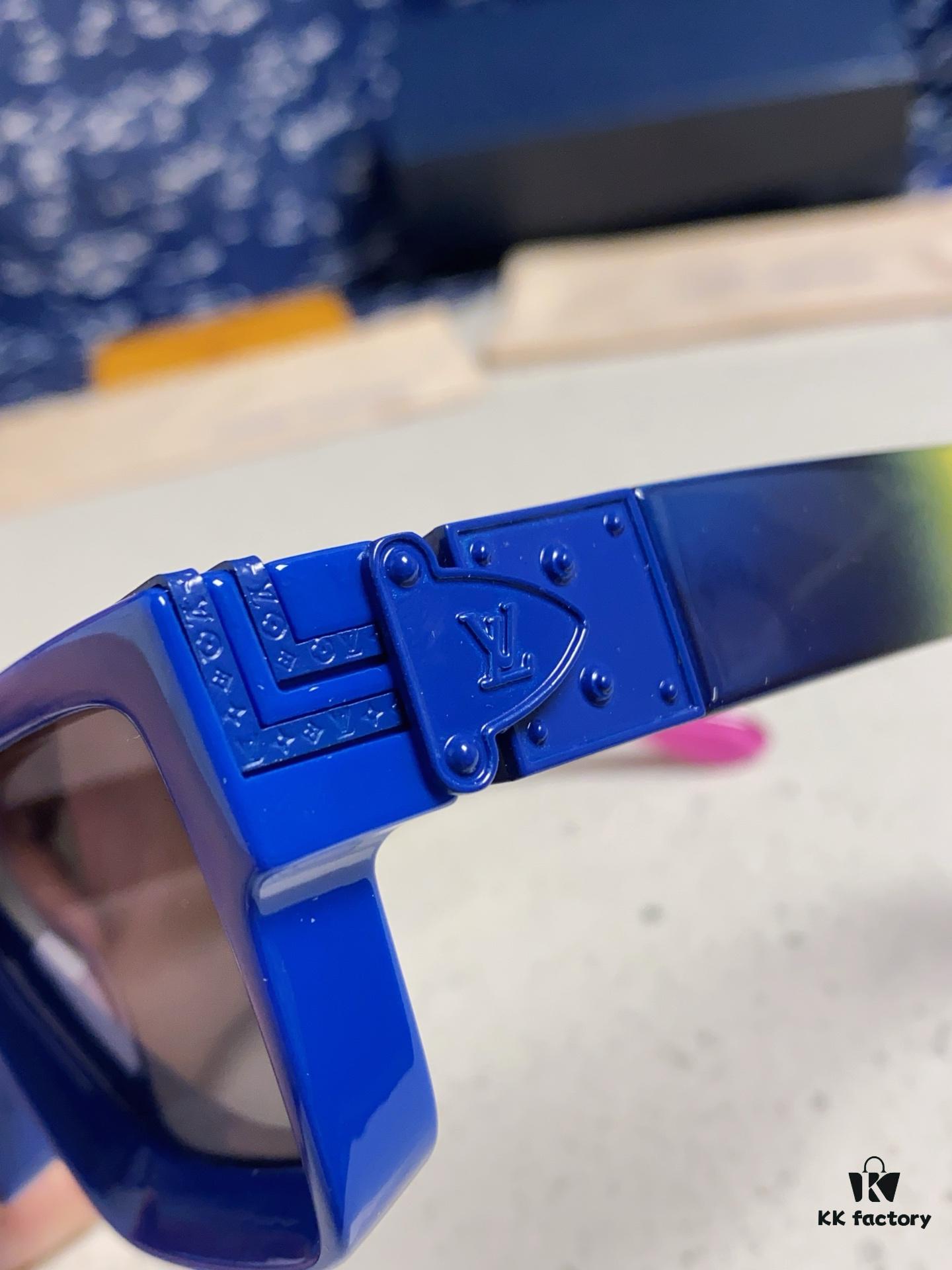 6931af26ccd8ab3d7afa32e7 LOUIS VUITTON Lv2025 New Millionaire Square Frame Sunglasses Unisex European and American Style Colorful Fashionable Sunglasses M96006