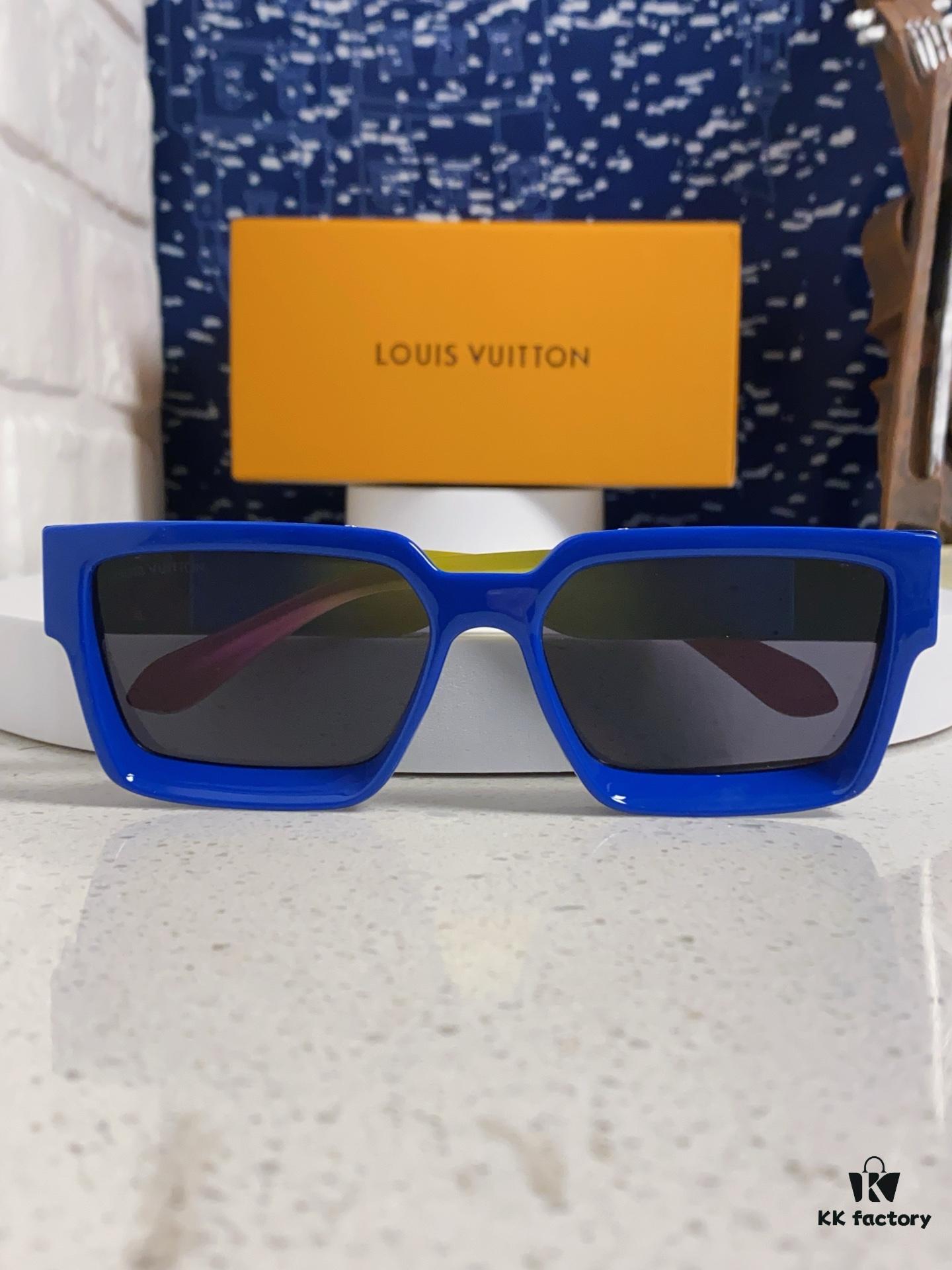 6931af26ccd8ab3d7afa32e9 LOUIS VUITTON Lv2025 New Millionaire Square Frame Sunglasses Unisex European and American Style Colorful Fashionable Sunglasses M96006