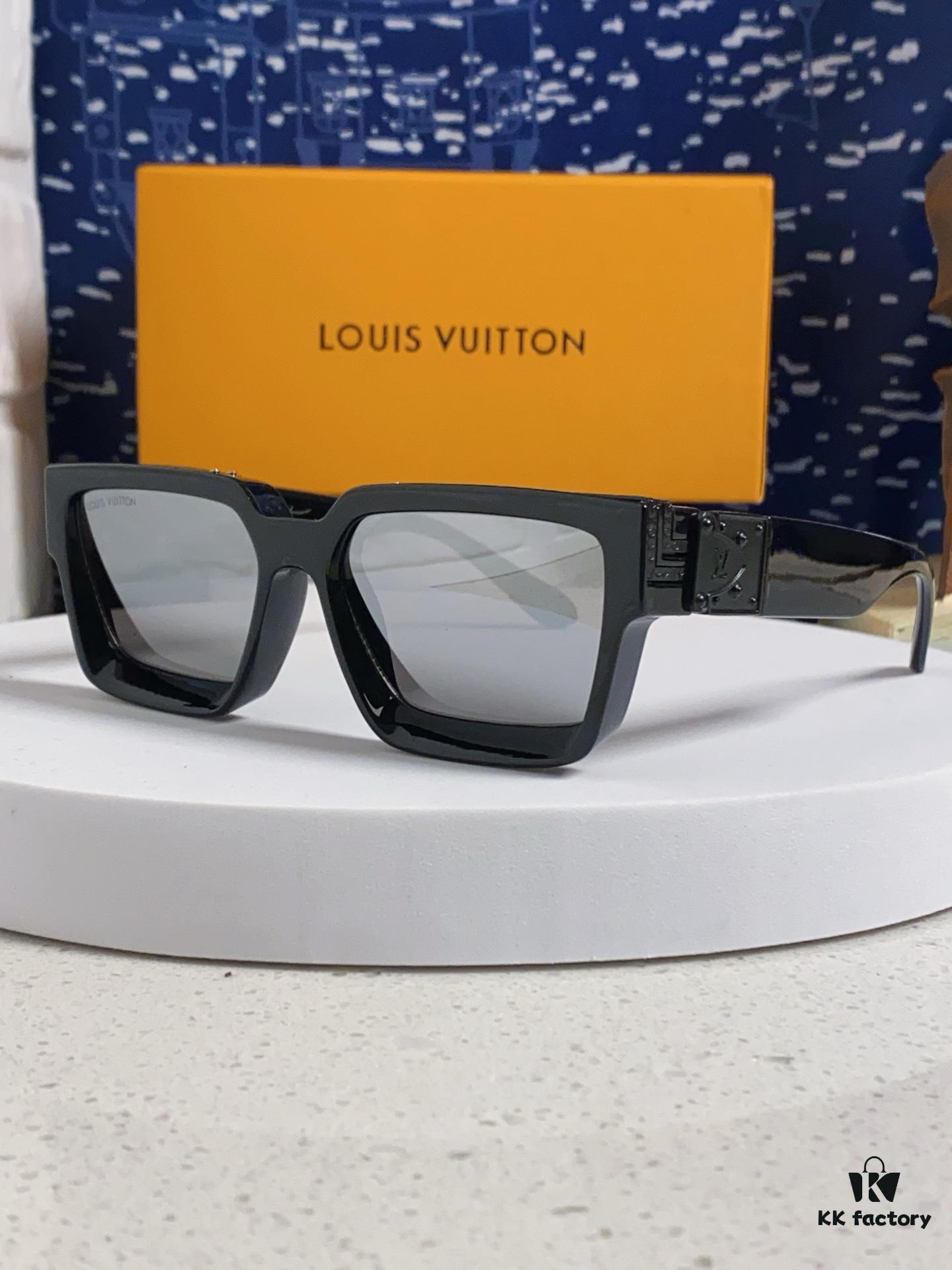 6931af26ccd8ab3d7afa32eb LOUIS VUITTON Lv2025 New Millionaire Square Frame Sunglasses Unisex European and American Style Colorful Fashionable Sunglasses M96006