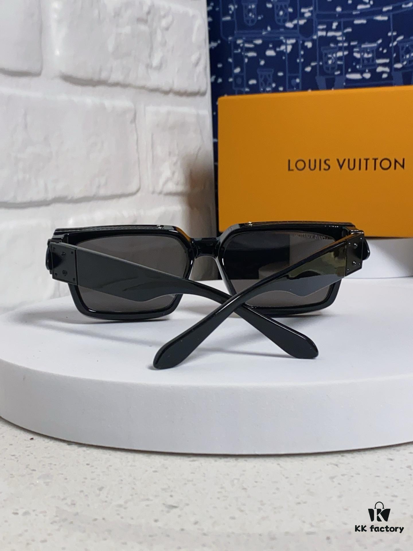 6931af26ccd8ab3d7afa32ed LOUIS VUITTON Lv2025 New Millionaire Square Frame Sunglasses Unisex European and American Style Colorful Fashionable Sunglasses M96006