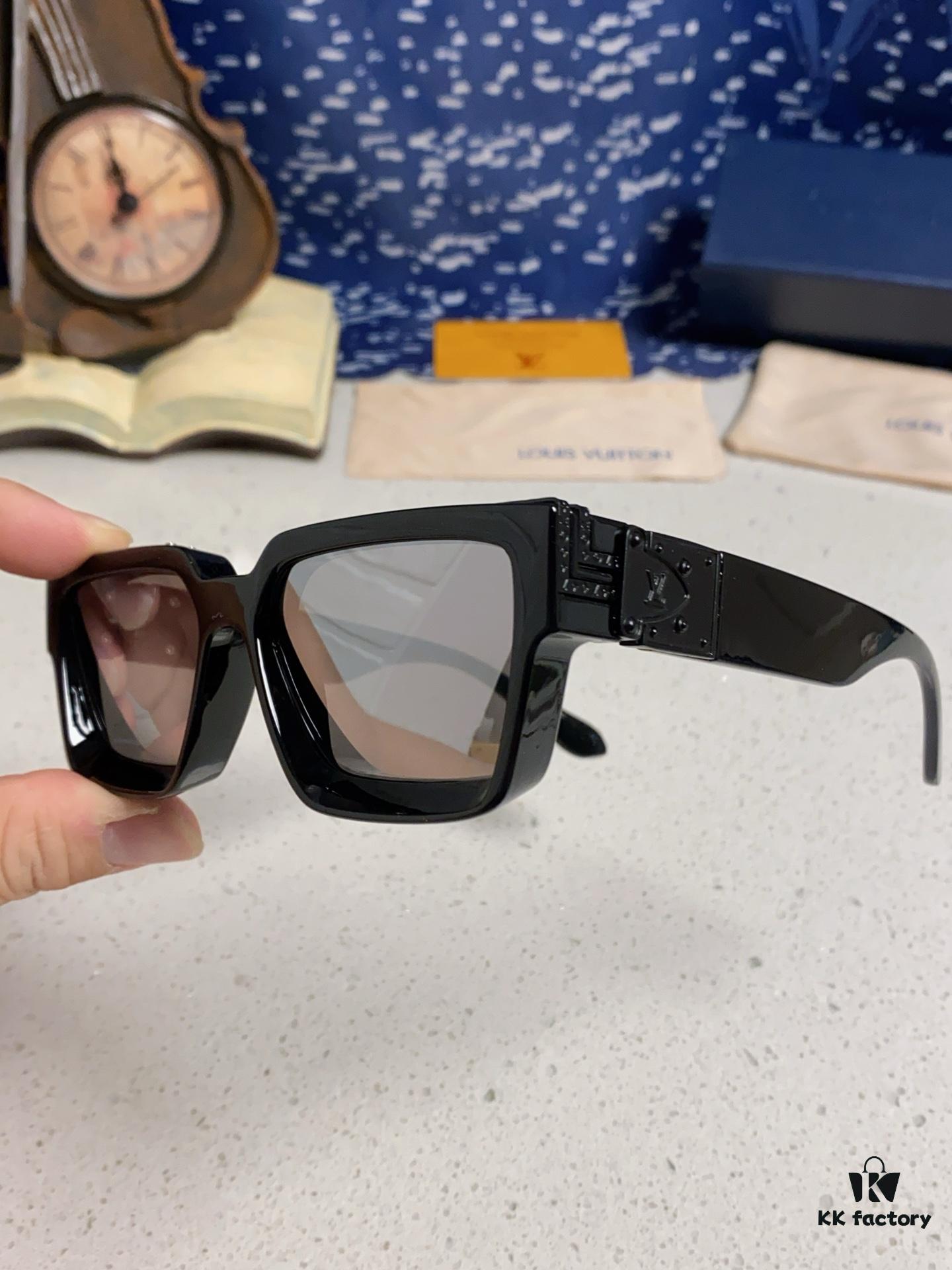 6931af26ccd8ab3d7afa32f0 LOUIS VUITTON Lv2025 New Millionaire Square Frame Sunglasses Unisex European and American Style Colorful Fashionable Sunglasses M96006