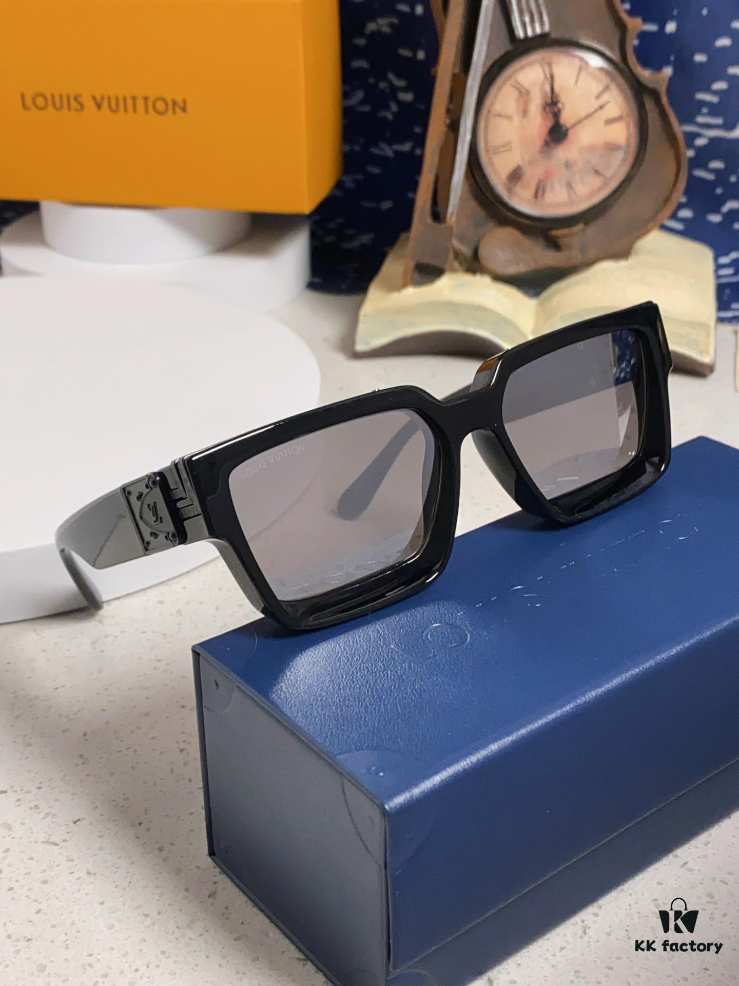 6931af27ccd8ab3d7afa32f4 LOUIS VUITTON Lv2025 New Millionaire Square Frame Sunglasses Unisex European and American Style Colorful Fashionable Sunglasses M96006