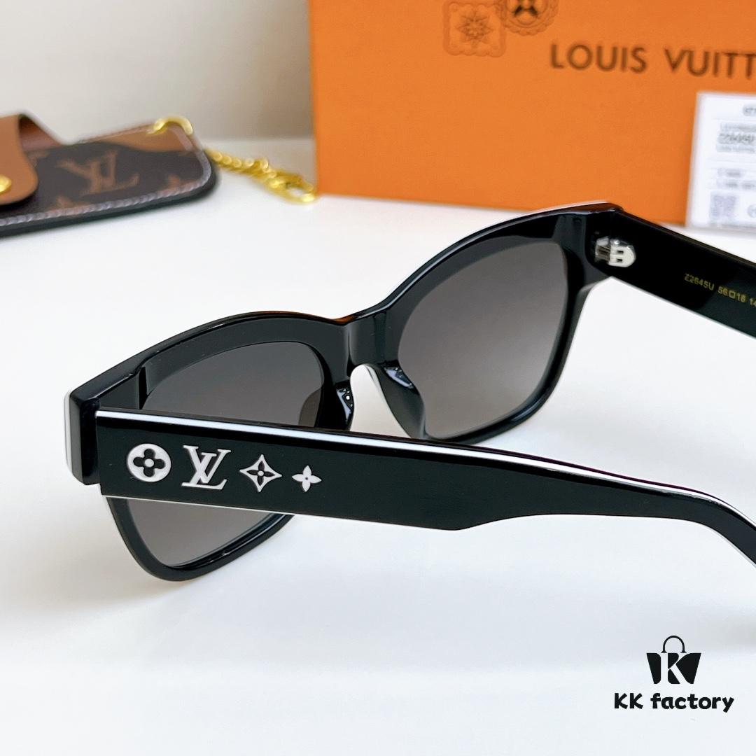 6931af2fccd8ab3d7afa3365 135 The Sunglasses Everyone Is Searching for Online, Louis Vuitton Also Released Panda-Style Glasses🐼, Black and White Color Block Extremely Versatile, A Must-Have Beautiful Sunglasses for Stylish Girls