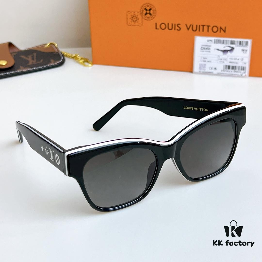 6931af2fccd8ab3d7afa3367 135 The Sunglasses Everyone Is Searching for Online, Louis Vuitton Also Released Panda-Style Glasses🐼, Black and White Color Block Extremely Versatile, A Must-Have Beautiful Sunglasses for Stylish Girls