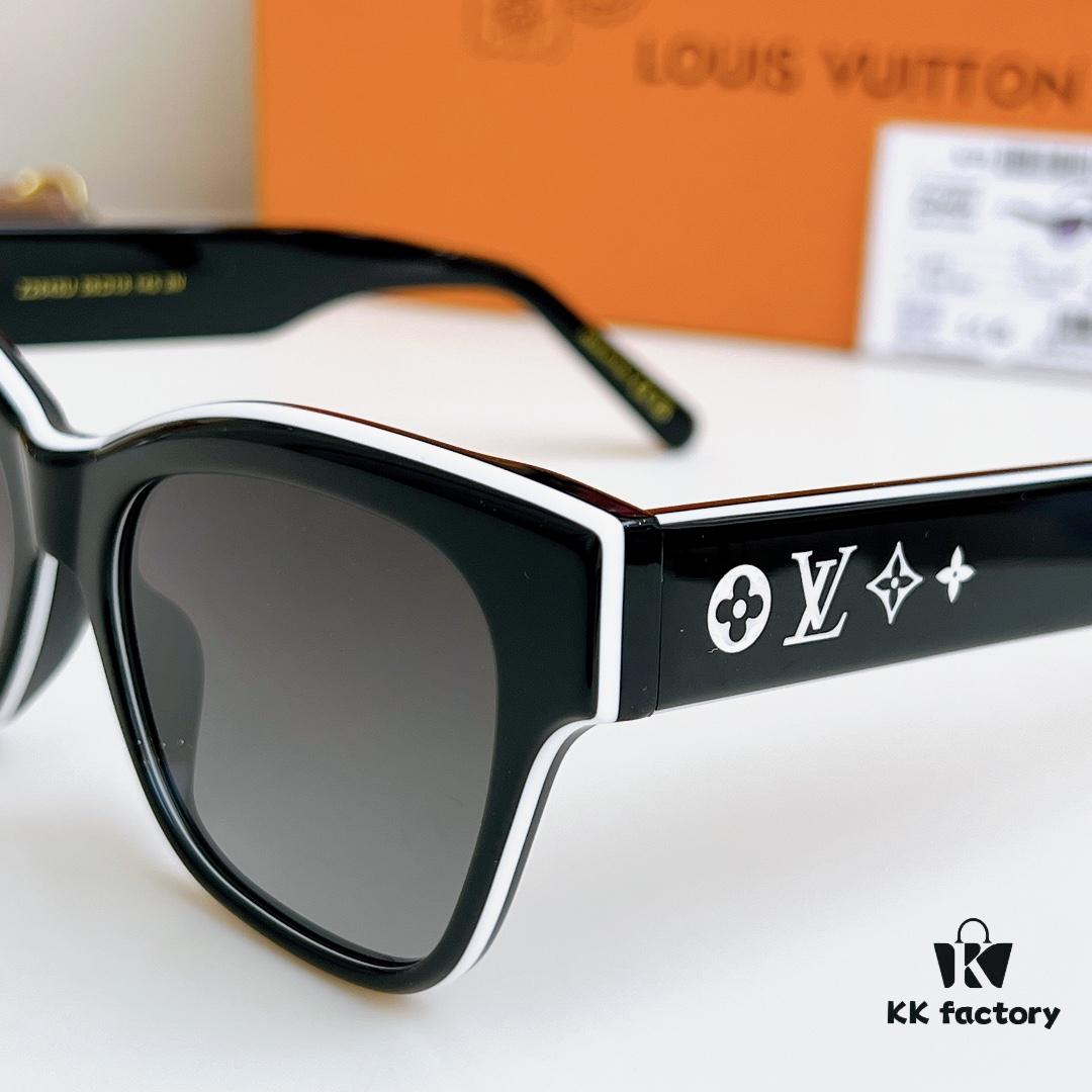 6931af2fccd8ab3d7afa3368 135 The Sunglasses Everyone Is Searching for Online, Louis Vuitton Also Released Panda-Style Glasses🐼, Black and White Color Block Extremely Versatile, A Must-Have Beautiful Sunglasses for Stylish Girls