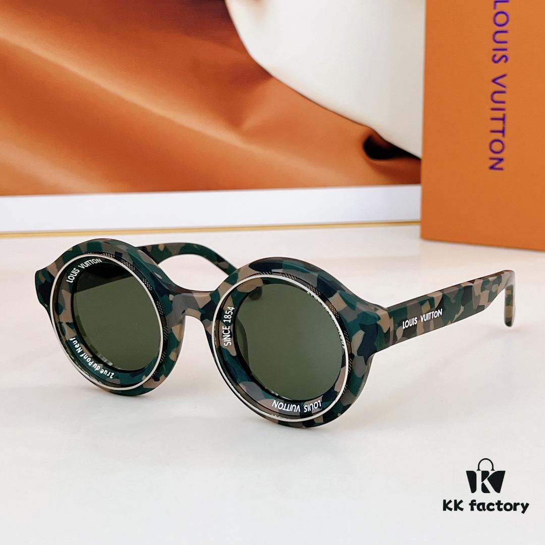 6931af40ccd8ab3d7afa344d 155 LOUIS VUITTON MODEL Z2386U SIZE 57□16-145 TOP-TIER DIAMOND-EMBELLISHED EYEWEAR SUNGLASSES
