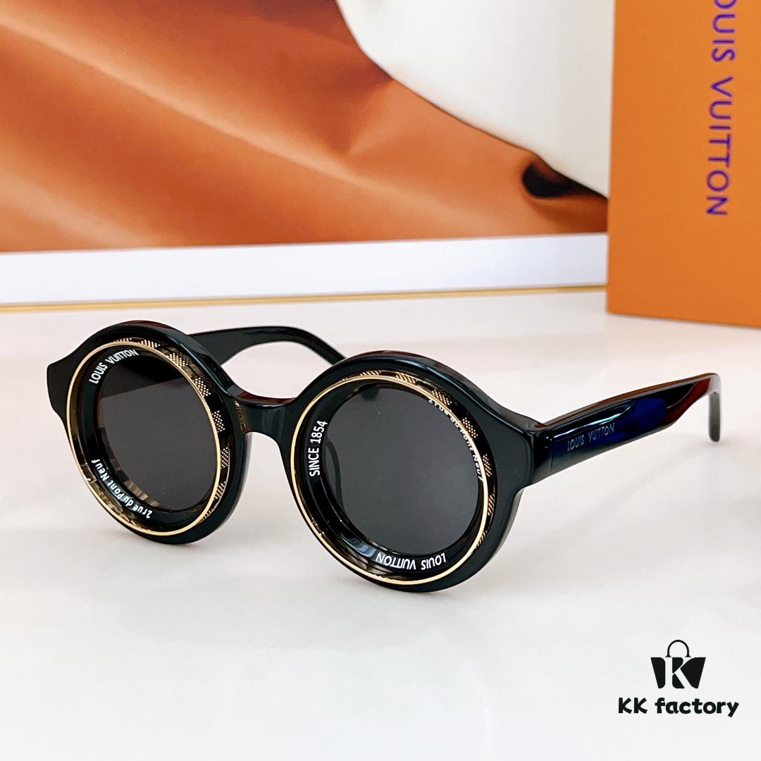 6931af40ccd8ab3d7afa3453 155 LOUIS VUITTON MODEL Z2386U SIZE 57□16-145 TOP-TIER DIAMOND-EMBELLISHED EYEWEAR SUNGLASSES