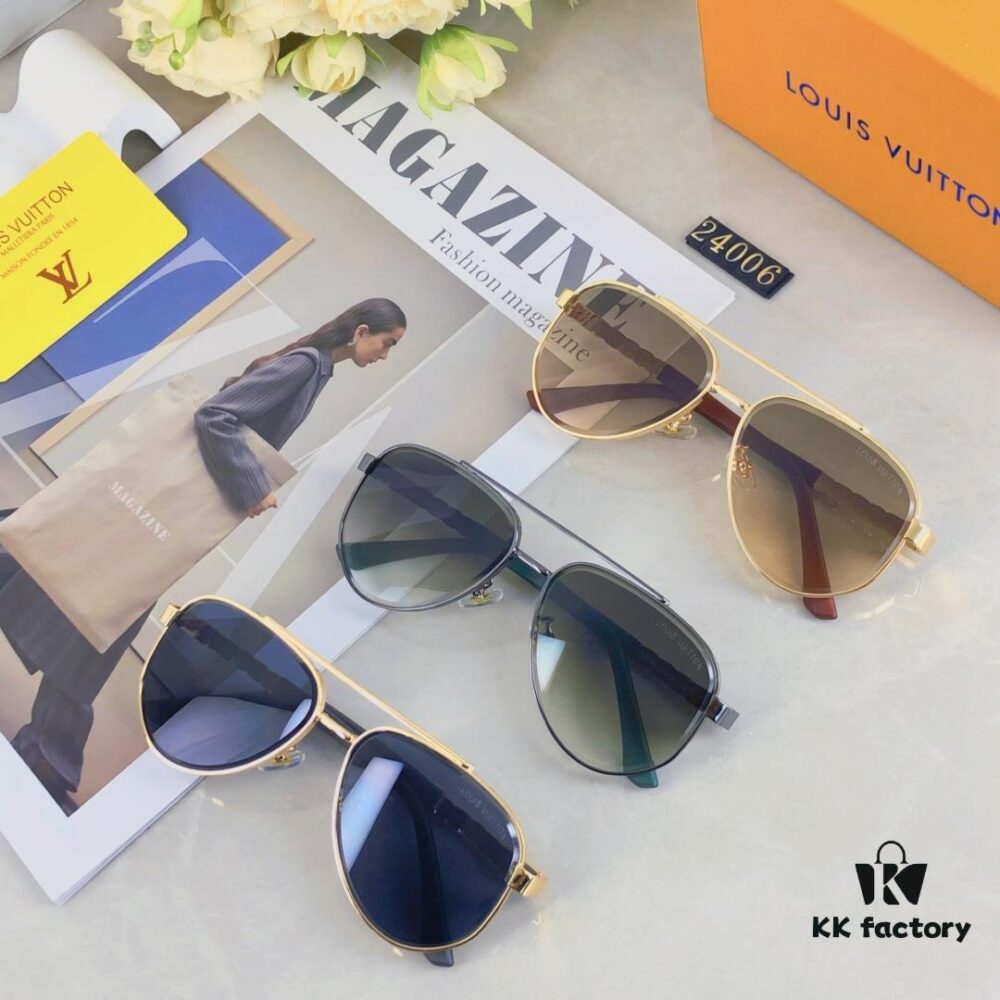 6931af41ccd8ab3d7afa3466 Louis Vuitton Unisex Retro Pilot Sunglasses, Stylish Sun Protection Glasses for Couples, Fashionable Vintage Look for Street Photography, Travel and Outdoor Use