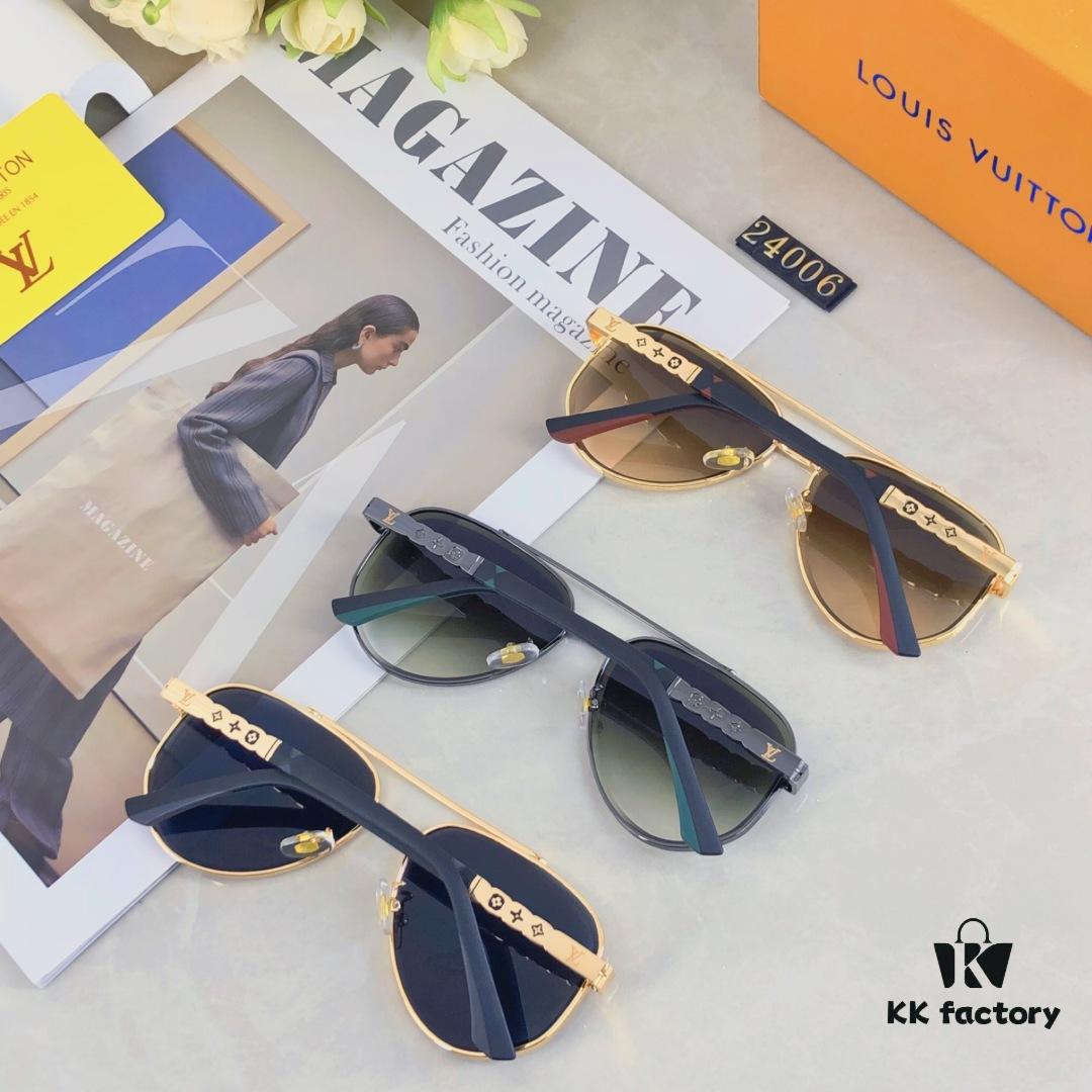 6931af42ccd8ab3d7afa3467 Louis Vuitton Unisex Retro Pilot Sunglasses, Stylish Sun Protection Glasses for Couples, Fashionable Vintage Look for Street Photography, Travel and Outdoor Use