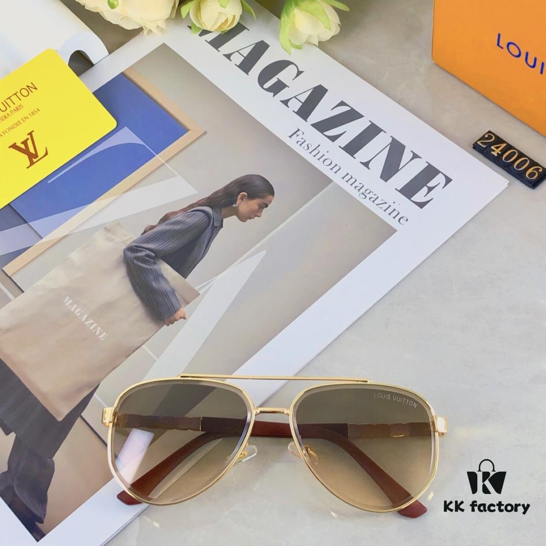 6931af42ccd8ab3d7afa3468 Louis Vuitton Unisex Retro Pilot Sunglasses, Stylish Sun Protection Glasses for Couples, Fashionable Vintage Look for Street Photography, Travel and Outdoor Use