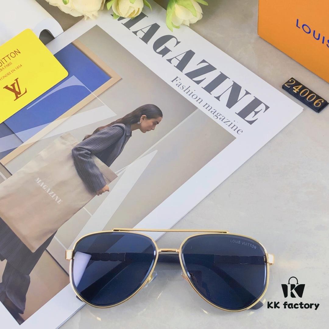 6931af42ccd8ab3d7afa3469 Louis Vuitton Unisex Retro Pilot Sunglasses, Stylish Sun Protection Glasses for Couples, Fashionable Vintage Look for Street Photography, Travel and Outdoor Use