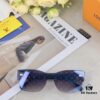 6931af42ccd8ab3d7afa3476 Louis Vuitton 2025 New Arrival Monogram Cut-out Letter Women's Sunglasses, Premium Printed Fashion Sun Glasses, Influencer Favorite on Xiaohongshu and TikTok