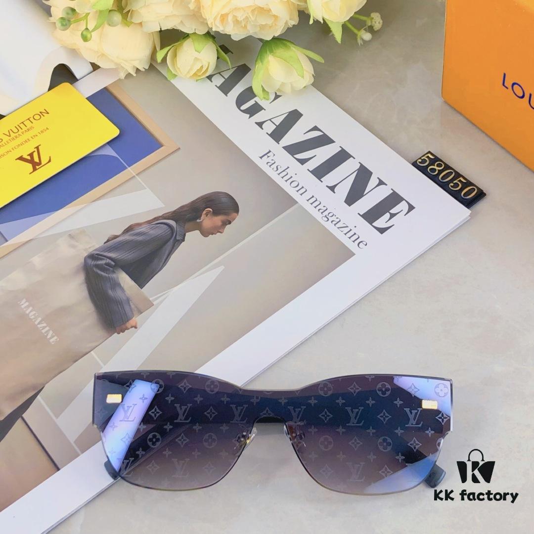 6931af42ccd8ab3d7afa3476 Louis Vuitton 2025 New Arrival Monogram Cut-out Letter Women's Sunglasses, Premium Printed Fashion Sun Glasses, Influencer Favorite on Xiaohongshu and TikTok