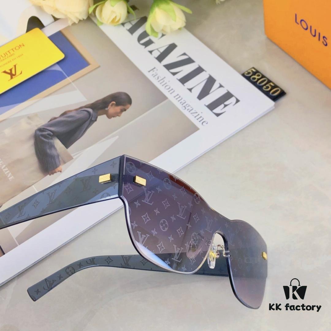 6931af43ccd8ab3d7afa3477 Louis Vuitton 2025 New Arrival Monogram Cut-out Letter Women's Sunglasses, Premium Printed Fashion Sun Glasses, Influencer Favorite on Xiaohongshu and TikTok