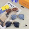 6931af43ccd8ab3d7afa3478 Louis Vuitton Korean-Style Double-Bridge Round Aviator Sunglasses for Men and Women, Fashionable UV-Protective Driving and Outdoor Sun Glasses