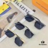 6931af45ccd8ab3d7afa349d Louis Vuitton 2025 New Square Korean-Style Rigid Steel Nylon Frame Polarized Sunglasses Unisex Driving Stylish UV Protection Eyewear