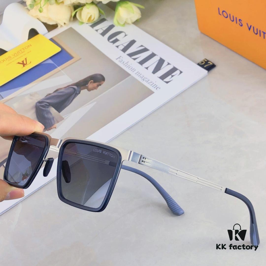 6931af45ccd8ab3d7afa349f Louis Vuitton 2025 New Square Korean-Style Rigid Steel Nylon Frame Polarized Sunglasses Unisex Driving Stylish UV Protection Eyewear