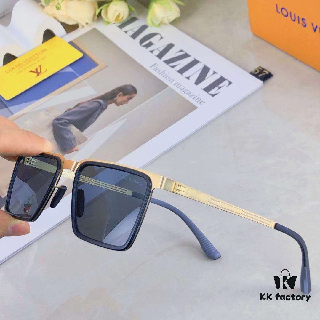 6931af45ccd8ab3d7afa34a0 Louis Vuitton 2025 New Square Korean-Style Rigid Steel Nylon Frame Polarized Sunglasses Unisex Driving Stylish UV Protection Eyewear