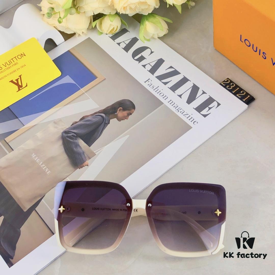 6931af46ccd8ab3d7afa34a9 Louis Vuitton 2025 New Fashion Sunglasses for Women, UV-Protective Retro Stylish Oversized Glasses