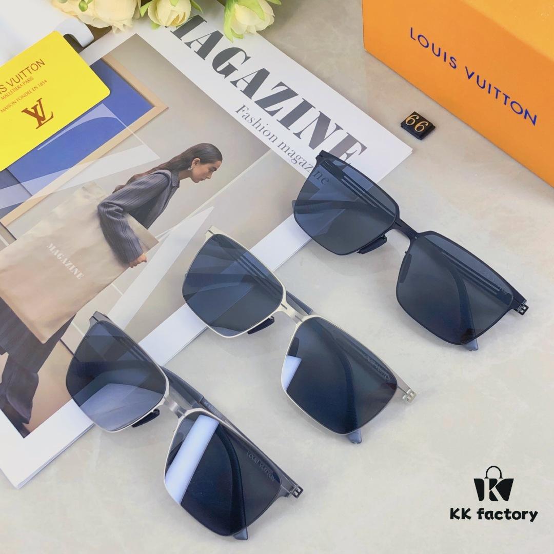 6931af47ccd8ab3d7afa34b7 Louis Vuitton New Arrival Nylon Polarized Sunglasses for Men, Korean-Style Fashion Square UV Protection Shades, Driving Sun Glasses