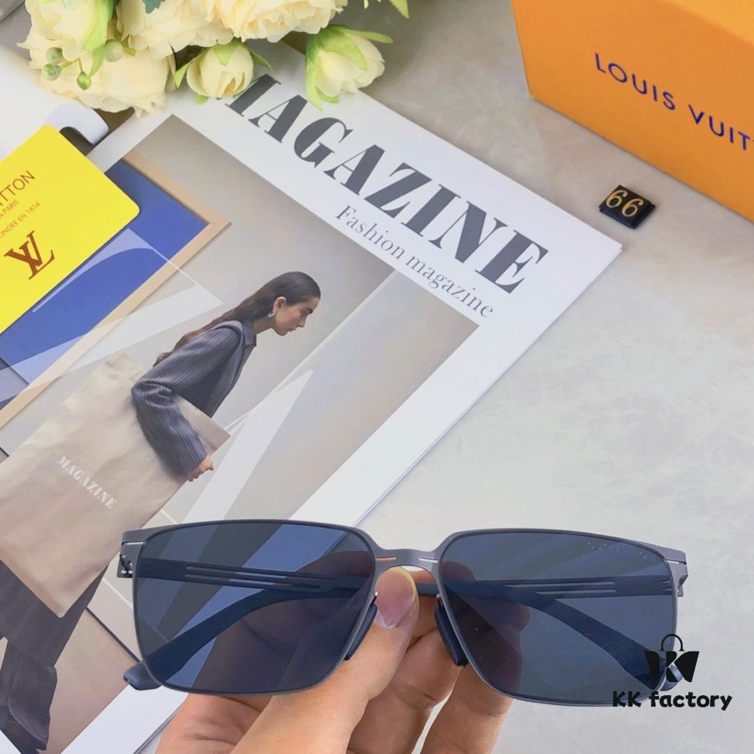 6931af47ccd8ab3d7afa34bb Louis Vuitton New Arrival Nylon Polarized Sunglasses for Men, Korean-Style Fashion Square UV Protection Shades, Driving Sun Glasses