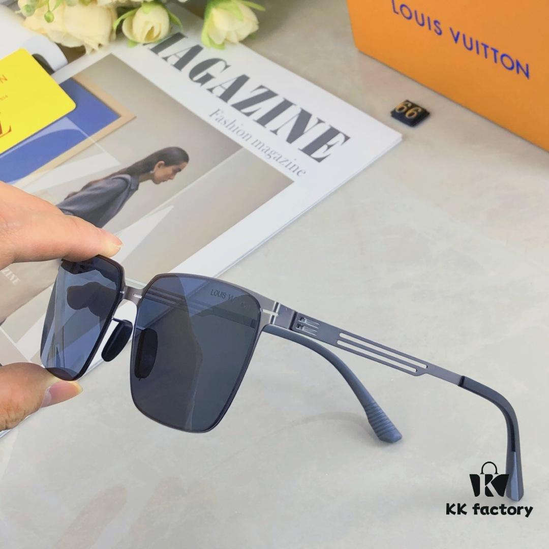 6931af47ccd8ab3d7afa34bc Louis Vuitton New Arrival Nylon Polarized Sunglasses for Men, Korean-Style Fashion Square UV Protection Shades, Driving Sun Glasses