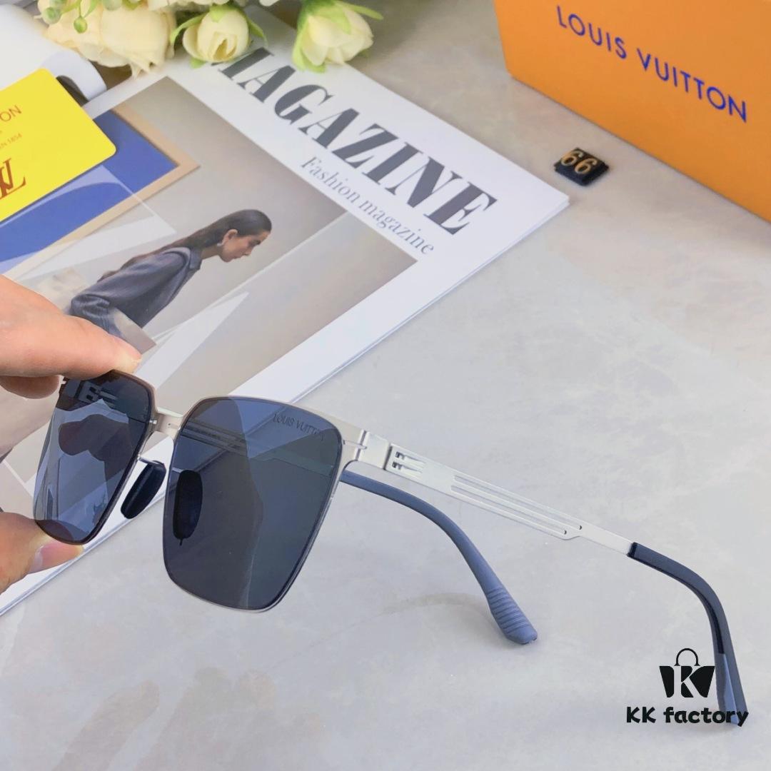 6931af47ccd8ab3d7afa34be Louis Vuitton New Arrival Nylon Polarized Sunglasses for Men, Korean-Style Fashion Square UV Protection Shades, Driving Sun Glasses