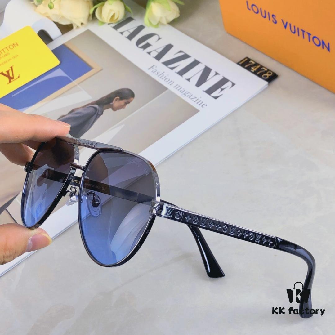 6931af49ccd8ab3d7afa34d0 Louis Vuitton Fashion Dual-Bridge Business Pilot Aviator Sunglasses Outdoor Sports Driving Shades