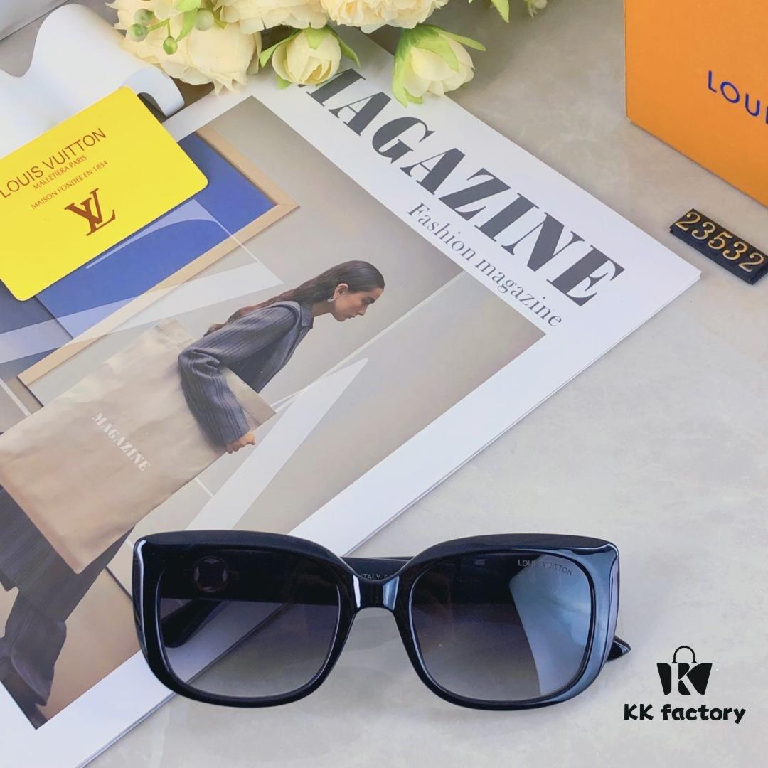 6931af49ccd8ab3d7afa34d5 Louis Vuitton 2025 New Retro Cat-Eye Sunglasses for Women, Korean INS Style High-End Fashion Sun Glasses for Photo Poses, Driving and Trendy Look
