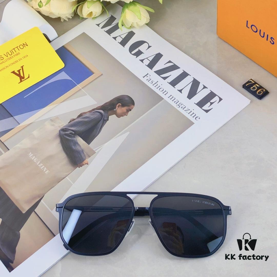 6931af4bccd8ab3d7afa34f1 Louis Vuitton 2025 New Arrival TR Double Bridge Men's Sunglasses, Trendy Polarized Fashion Streetwear Shades