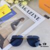 6931af4cccd8ab3d7afa3502 Louis Vuitton European and American Style Double-Bridge Frameless Sunglasses, Ins Aesthetic, High-End Fashion Round Sunnies, Influencer Street Snap Frog Eyewear