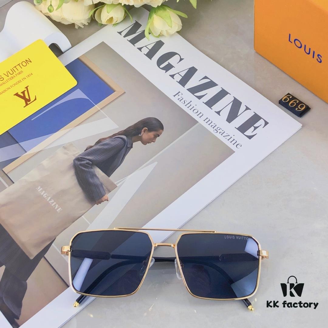 6931af4dccd8ab3d7afa350c Louis Vuitton Men's Lightweight Aviator Sunglasses, Same Style as Guo Tianle's
