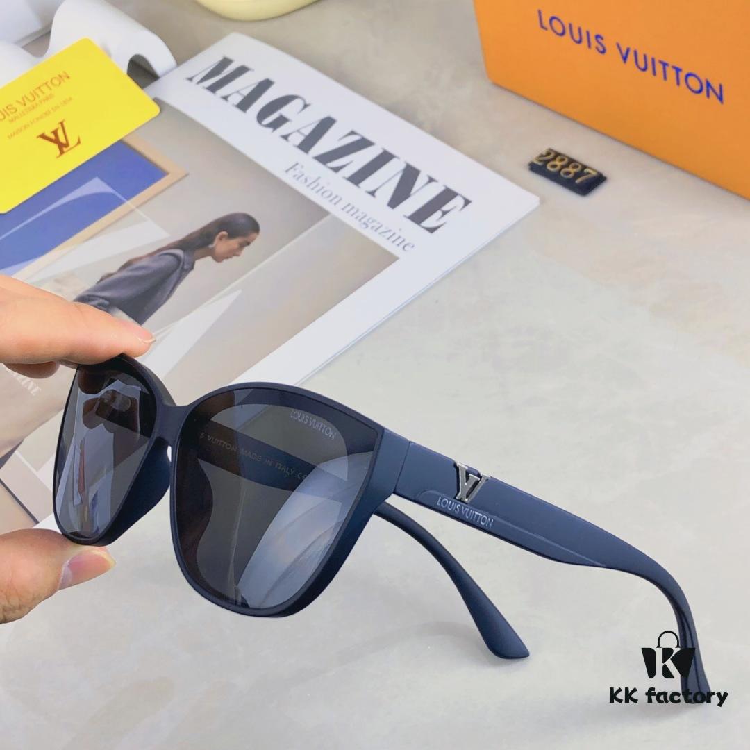 6931af51ccd8ab3d7afa354b Louis Vuitton Korean-style Chic Cat-Eye Sunglasses for Women, 2025 New Arrival Vintage UV-Protective Designer Shades, Fashionable and Trendy Eyewear