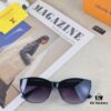 6931af51ccd8ab3d7afa354e Louis Vuitton Korean-style Chic Cat-Eye Sunglasses for Women, 2025 New Arrival Vintage UV-Protective Designer Shades, Fashionable and Trendy Eyewear