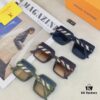 6931af52ccd8ab3d7afa355a Louis Vuitton 2025 New Square Oversized Letter Decorated Lightweight Luxury Women's Sunglasses, TikTok Influencer Fashion Shades