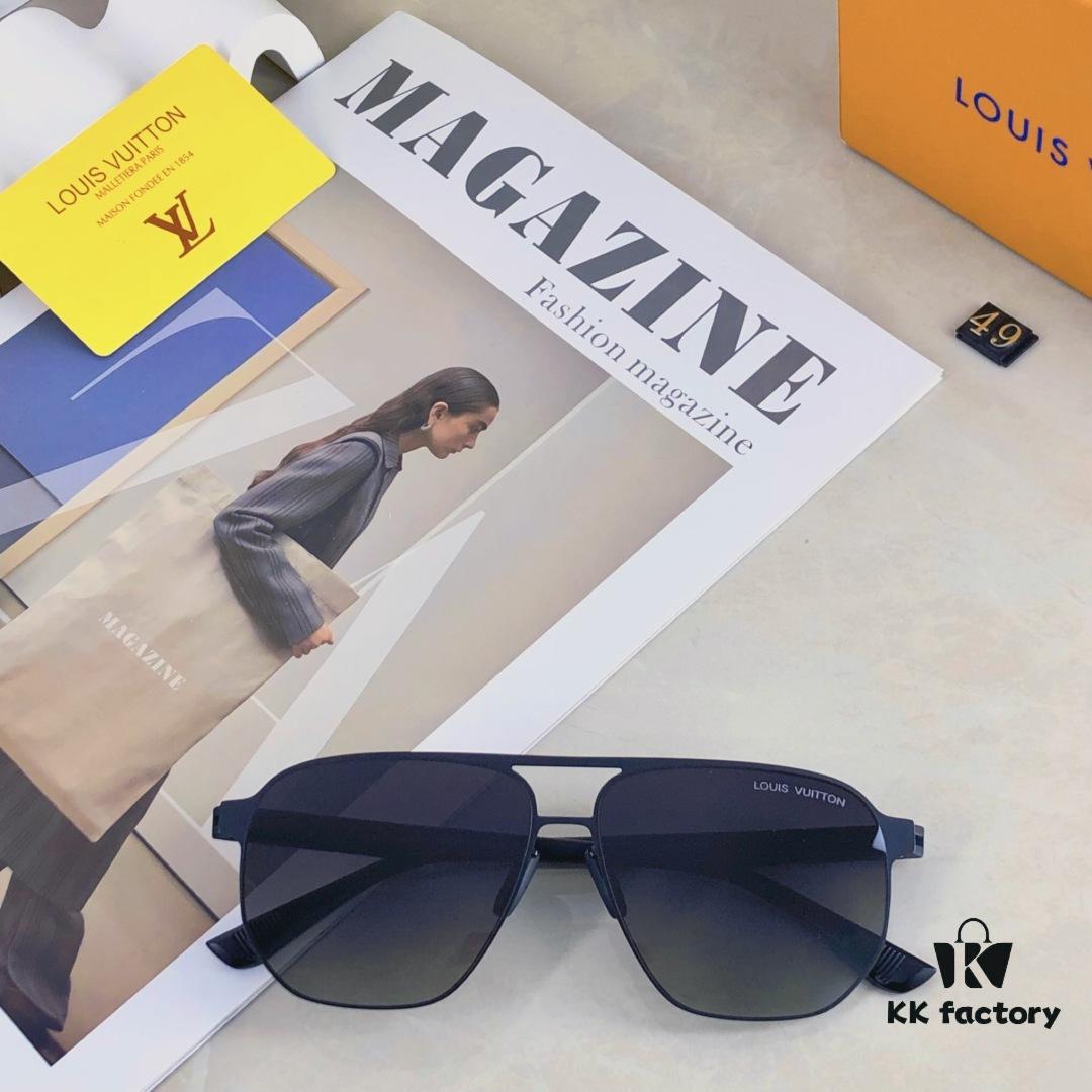 6931af53ccd8ab3d7afa3564 Louis Vuitton Summer New Arrival Polarized Sunglasses for Men, Fashionable Double-Bridge Aviator Sunglasses for Driving, Fishing, and Outdoor Use